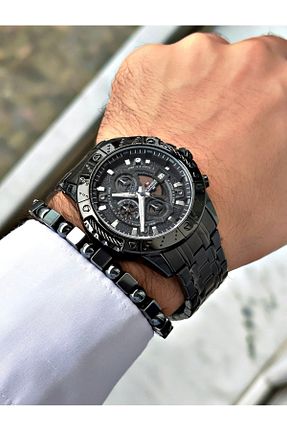 ساعت مچی مشکی مردانه 36-40 میلی متر Naviforce - کد 877873308