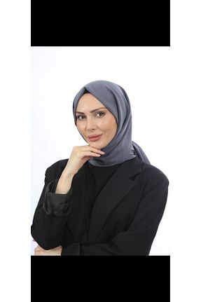 شال طوسی زنانه پنبه ای helya scarf - کد 877879075