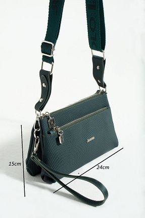 کیف دوشی آبی زنانه چرم مصنوعی Just Polo - کد 877880393