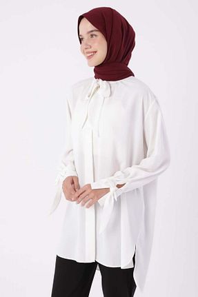 روسری زرشکی پلی استر ALLDAY - کد 877902260