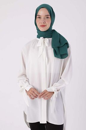 روسری سبز کرپ ALLDAY - کد 877902286