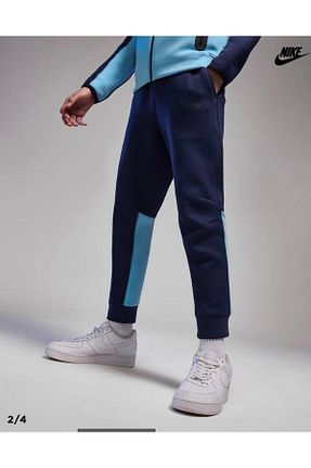 پائین تنه گرمکن اسپرت سرمه ای بچه گانه Rüzgara Dayanıklı Nike - کد 877913533