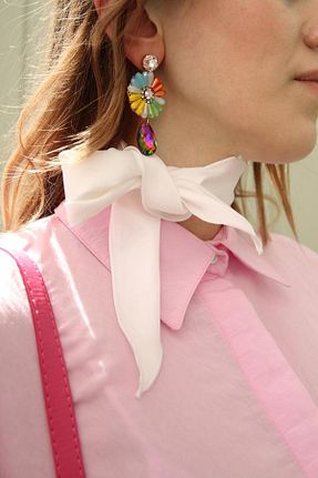 دستمال گردن سفید ALLDAY - کد 877895583
