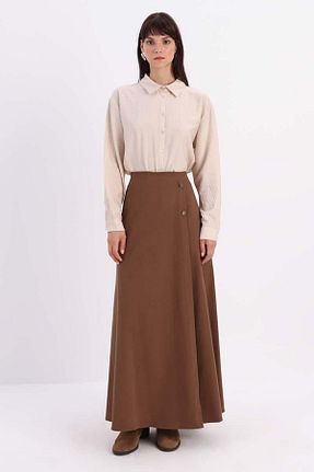 دامن حجاب قهوه ای زنانه Relaxed ALLDAY - کد 877917775