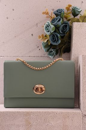 کیف پورتفوی و کلاچ سبز زنانه weem bag - کد 877928228
