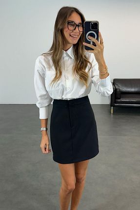 لباس سفید زنانه بافتنی Hayriş - کد 877940625