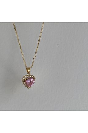 گردنبند استیل ( فولاد ) طلائی زنانه استیل (فولاد) Glitterring - کد 870491278