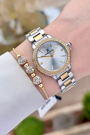 ساعت مچی طلائی زنانه 26-30 میلی متر Daniel Klein - کد 878904652