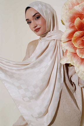 شال بژ زنانه شیفون m moon scarf - کد 878018520
