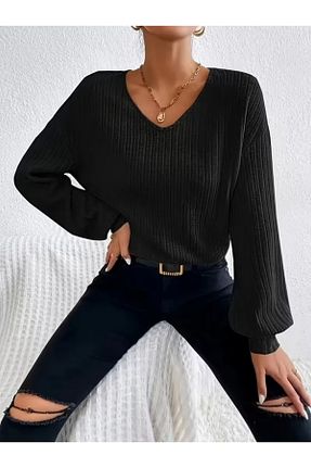بلوز مشکی زنانه ساده PADOVA - کد 878075669