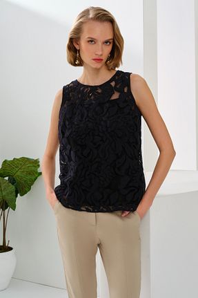 بلوز مشکی زنانه ساده Naramaxx - کد 878097196