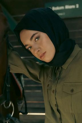 شال بژ زنانه ED Scarf - کد 767101141