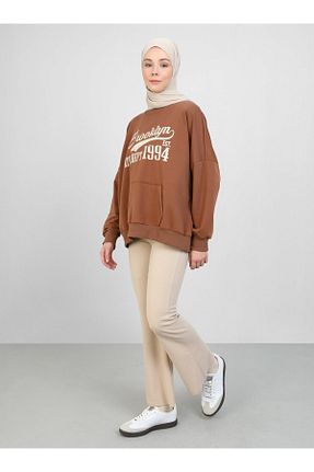شلوار طوسی زنانه پارچه VAV - کد 878100378