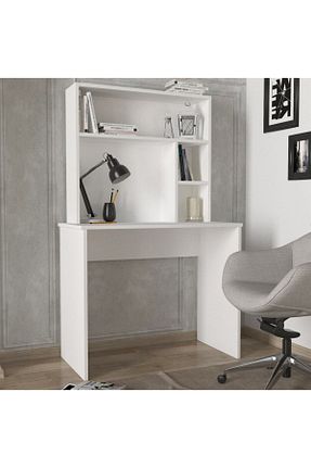 میز تحریر سفید 146 سانتی متر Dorpek - کد 139576104