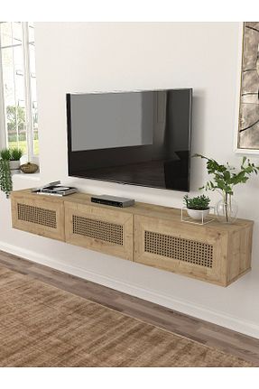 میز و پایه تلویزیون زرد Suntalam Dorpek - کد 316941961