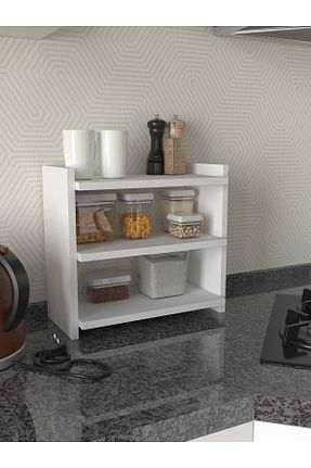 قفسه دیواری سفید 44 سانتی متر Dorpek - کد 94338382