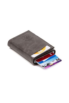 کیف پول طوسی مردانه ابعاد کوچک Newish - کد 659754256