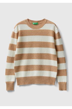 پلیور قهوه ای زنانه رگولار United Colors of Benetton - کد 780922039