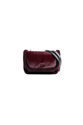 کیف دوشی زرشکی زنانه چرم مصنوعی Parfois - کد 878143955