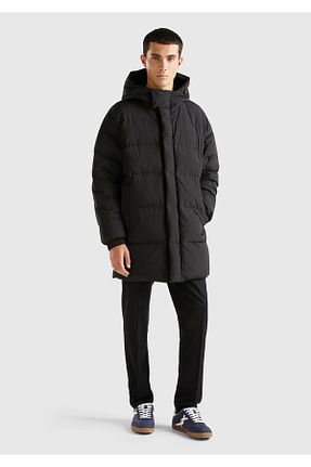 کاپشن مشکی مردانه رگولار United Colors of Benetton - کد 763027247