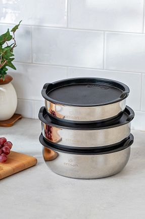 ظرف نگهداری استیل (فولاد) Emsan - کد 878197479