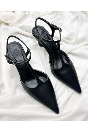 کفش پاشنه بلند کلاسیک مشکی زنانه پارچه Zuum - کد 806186249