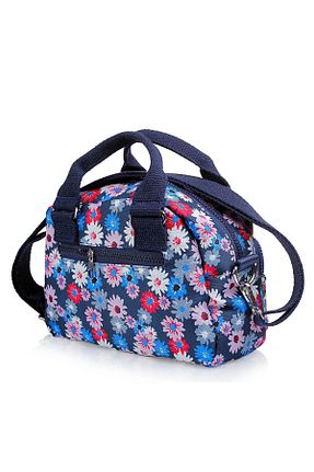 کیف دوشی سرمه ای زنانه پارچه ای DysCase - کد 868984307