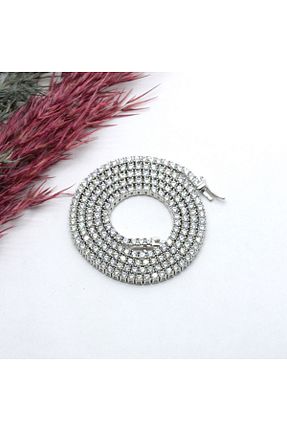 گردنبند نقره سبز زنانه 925 عیار Canka - کد 878230790