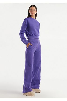 شلوار کرمگن بنفش زنانه رگولار United Colors of Benetton - کد 802466111