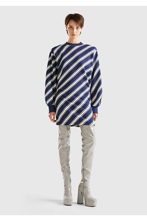 لباس سرمه ای زنانه بافت United Colors of Benetton - کد 762908819