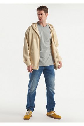 سوئیشرت بژ مردانه ساده United Colors of Benetton - کد 795459215