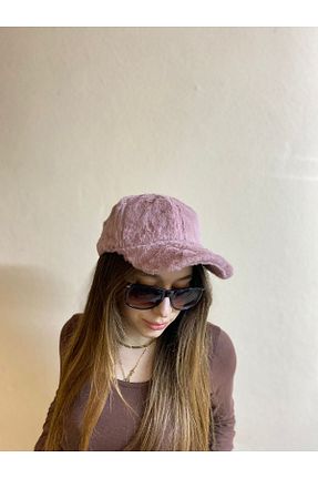 کلاه صورتی زنانه sema aksesuar - کد 878248161