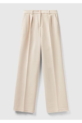 شلوار بژ زنانه پلی استر United Colors of Benetton - کد 780447010