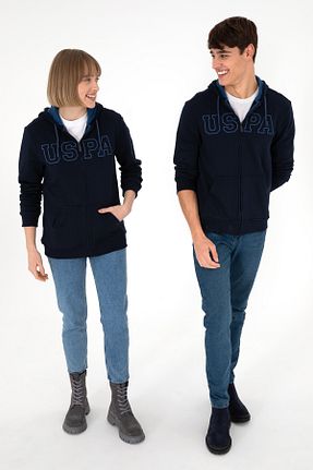 سوئیشرت سرمه ای مردانه ساده U.S. Polo Assn. - کد 866217236