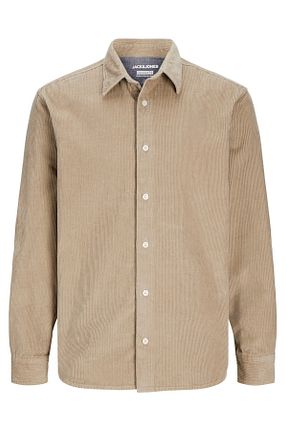 پیراهن طوسی مردانه اورسایز Jack & Jones - کد 878241295