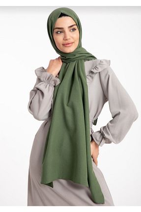 شال خاکی زنانه پنبه ای helya scarf - کد 878241839