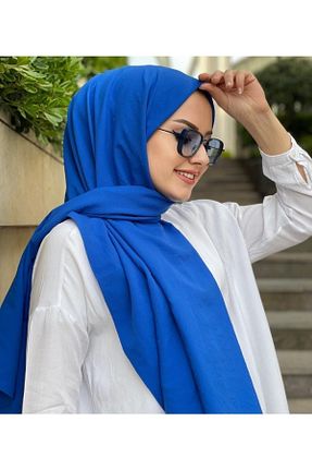 شال سرمه ای زنانه پنبه ای helya scarf - کد 878241721