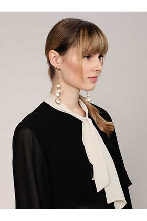 گوشواره جواهر رنگی مروارید Roman - کد 719394615