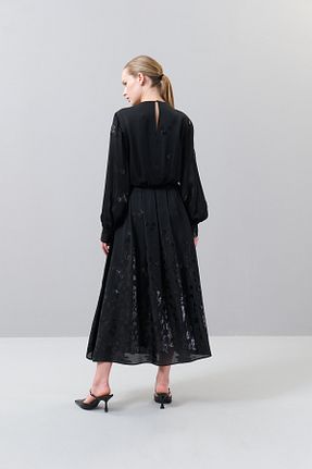 لباس مشکی زنانه بافتنی Roman - کد 853822311