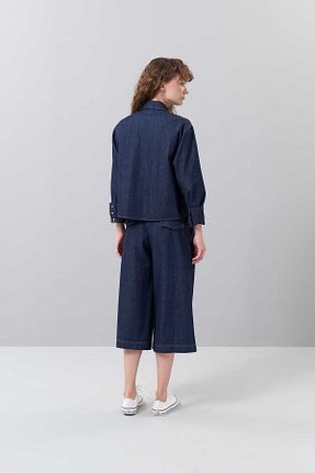 پیراهن سرمه ای زنانه رگولار Roman - کد 853822244