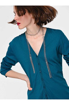 پلیور آبی زنانه ساده Roman - کد 702108398
