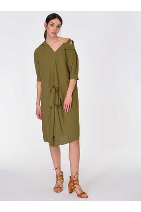 لباس خاکی زنانه بافتنی Roman - کد 702089744
