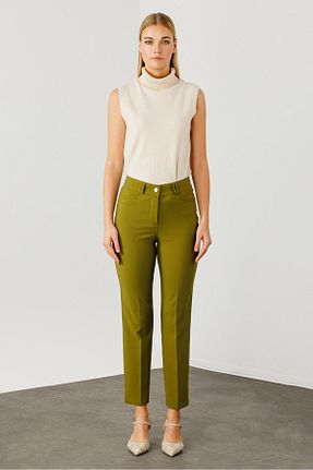شلوار سبز زنانه پارچه Moda İlgi - کد 878329774
