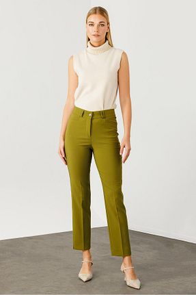 شلوار سبز زنانه پارچه Moda İlgi - کد 878329774