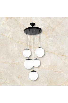 لوستر مشکی فلزی OSC HOME AYDINLATMA TASARIM - کد 831408750