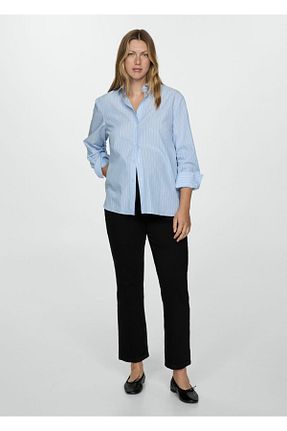 شلوار جین مشکی زنانه رگولار MANGO - کد 848895982
