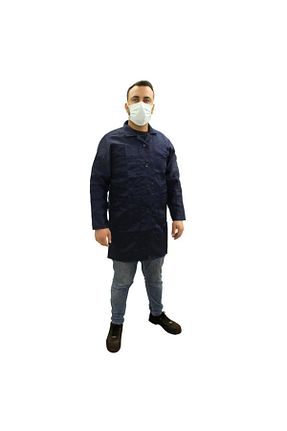 لباس ایمنی کار سرمه ای Hegi - کد 854371408