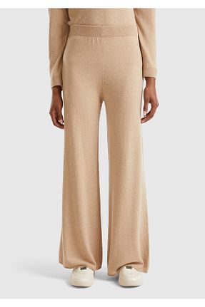 شلوار بژ زنانه پارچه United Colors of Benetton - کد 762908546