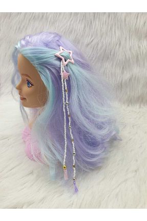 گیره سر صورتی زنانه HAPPY HANDMADE - کد 878409416