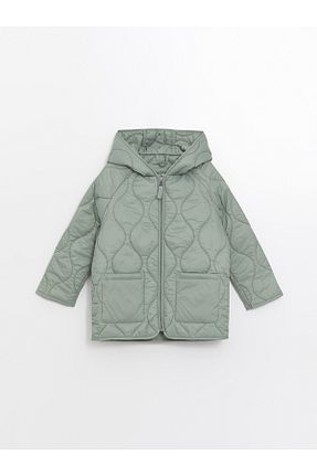کاپشن سبز بچه گانه پارچه LC Waikiki - کد 849831148